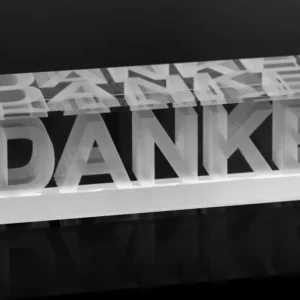 CO2 Laser Engraving Machine acrylic engraved danke ornament clear acrylic co2 laser engraving machine 4040z