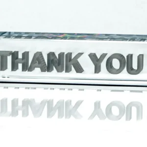 CO2 Laser Engraving Machine acrylic engraved thank you ornament clear acrylic laser engraver 4040z