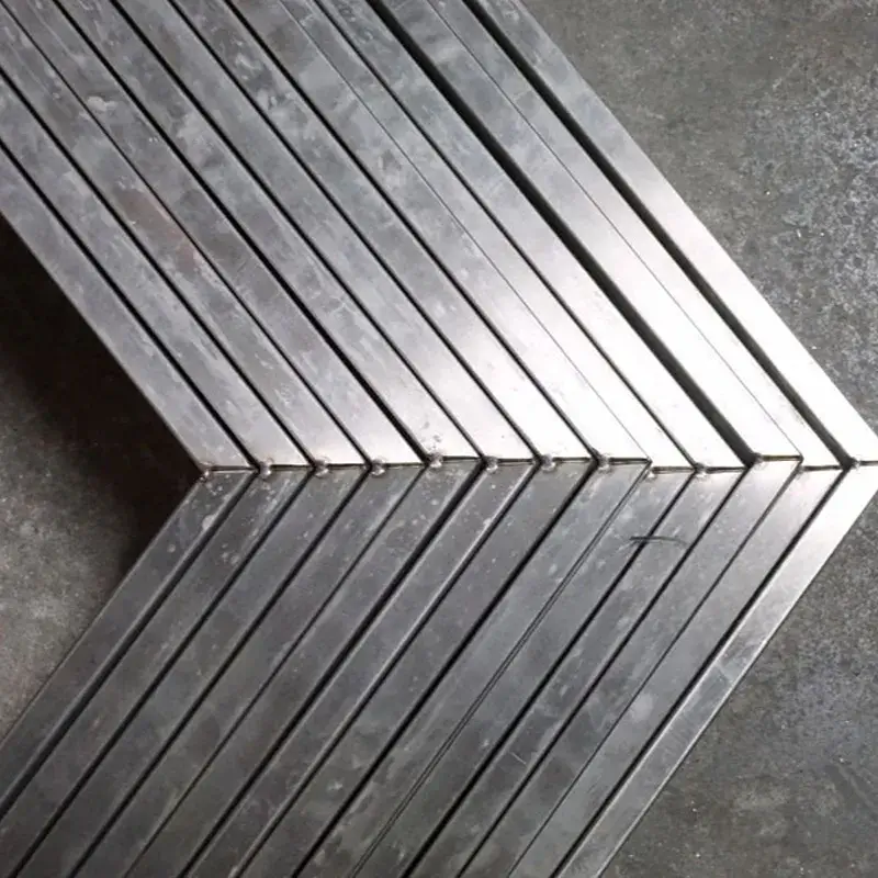 Post-weld laser cleaning restoring the finish on an elevator architrave corner