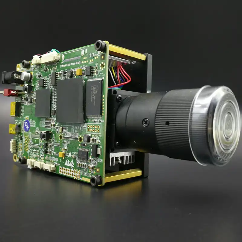 Machine vision camera locating the exact marking position on an irregularly shaped cast iron auto part