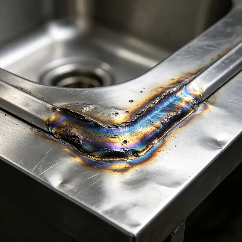 commercial kitchen tig welding distortion (1)