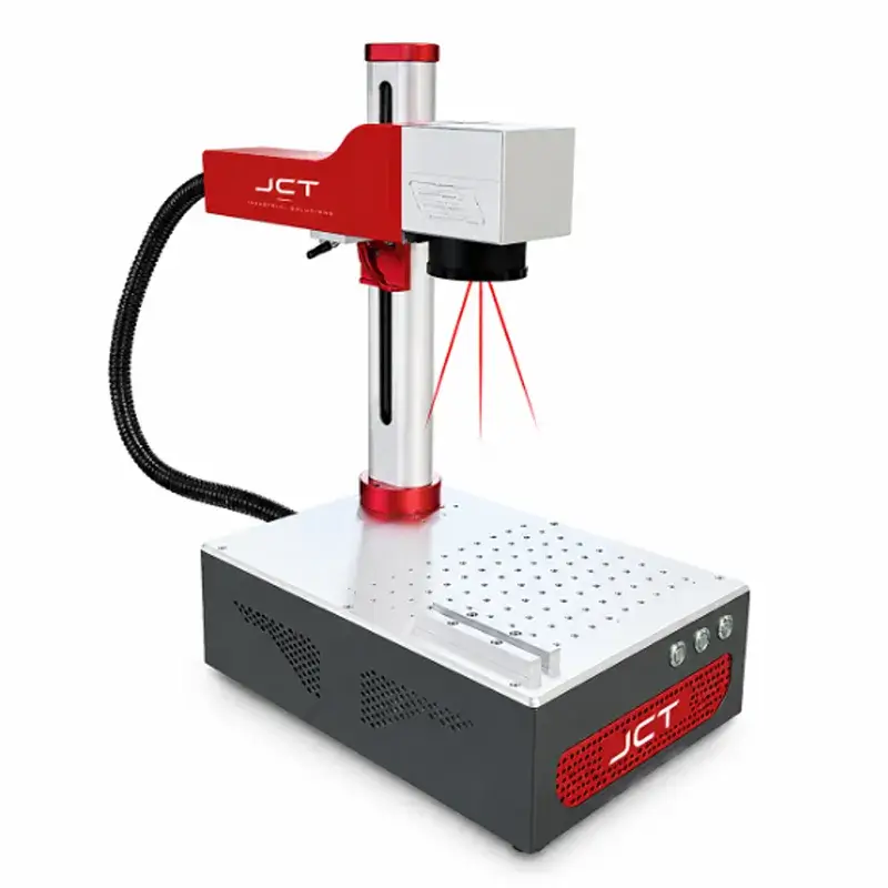desktop portable foldable fiber laser marking machine 20w 30w