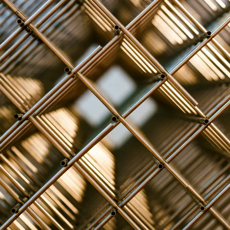 Spatter-free laser welding on a complex metal wire grid for a POP display