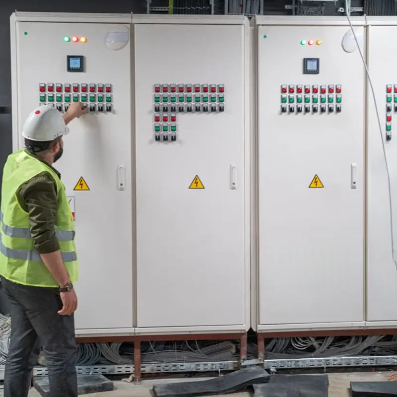 Precision laser welding and oxide removal on galvanized steel electrical cabinets