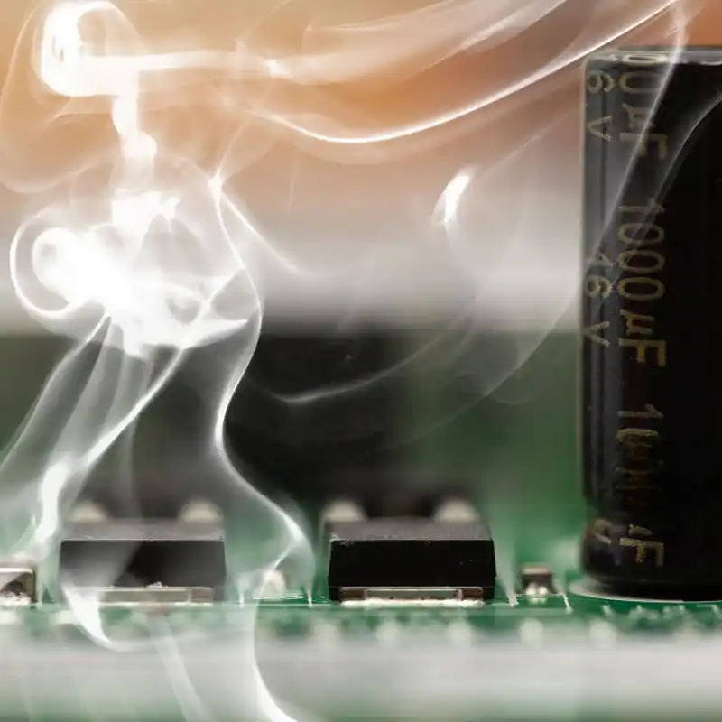 FPC cables and DDIC components undergoing rapid 2-zone thermal shock testing