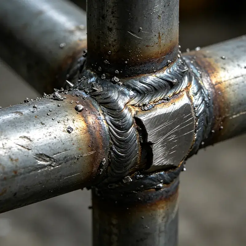 furniture tube mig welding spatter