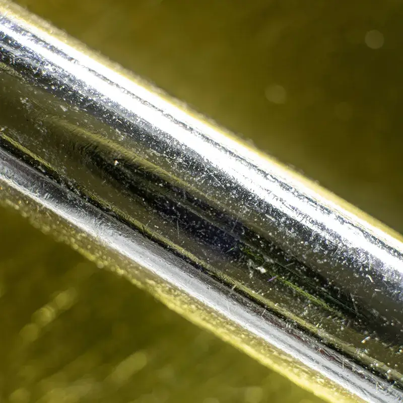 Pre-weld laser rust removal on carbon steel furniture tubing