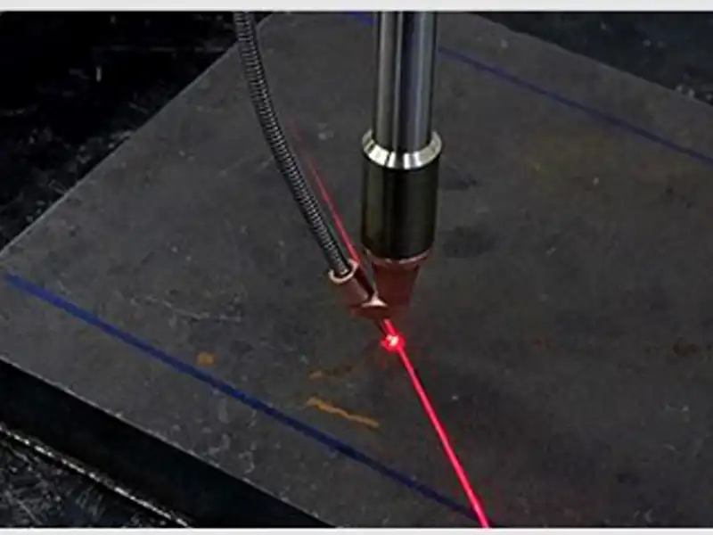 JCT red line crosshair laser alignment tool for instant and precise focal positioning during automated setup