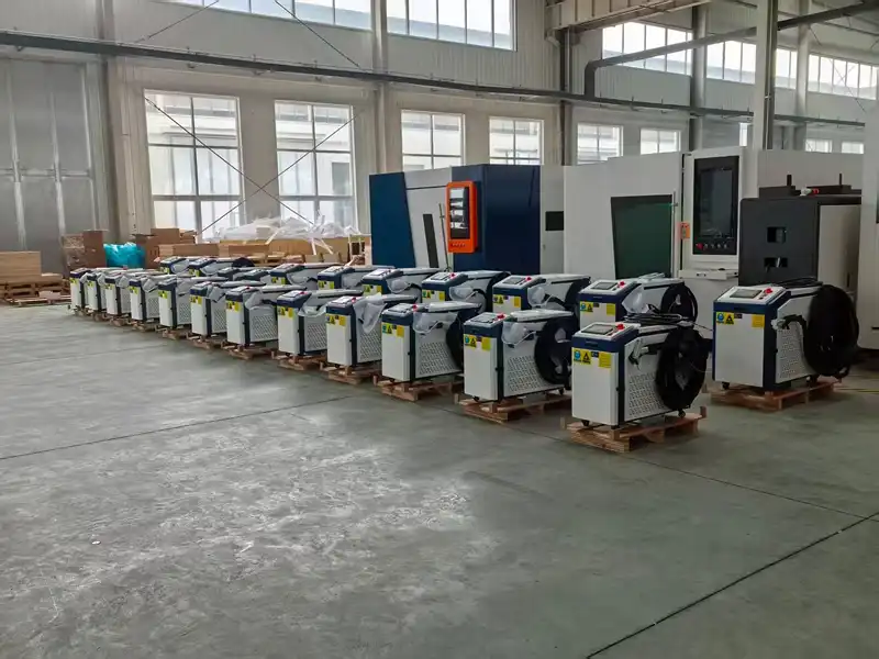 ABOUT US JCT advanced fiber laser equipment production workshop floor