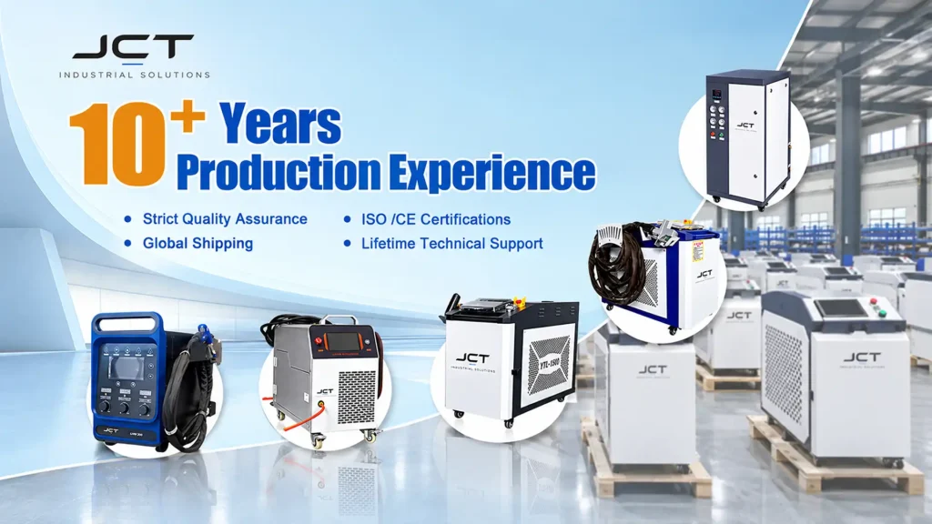 jct water cooled handheld laser welder series overview