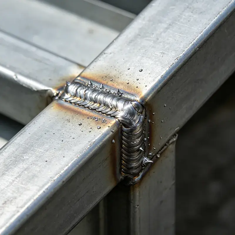 metal door frame mig welding distortion