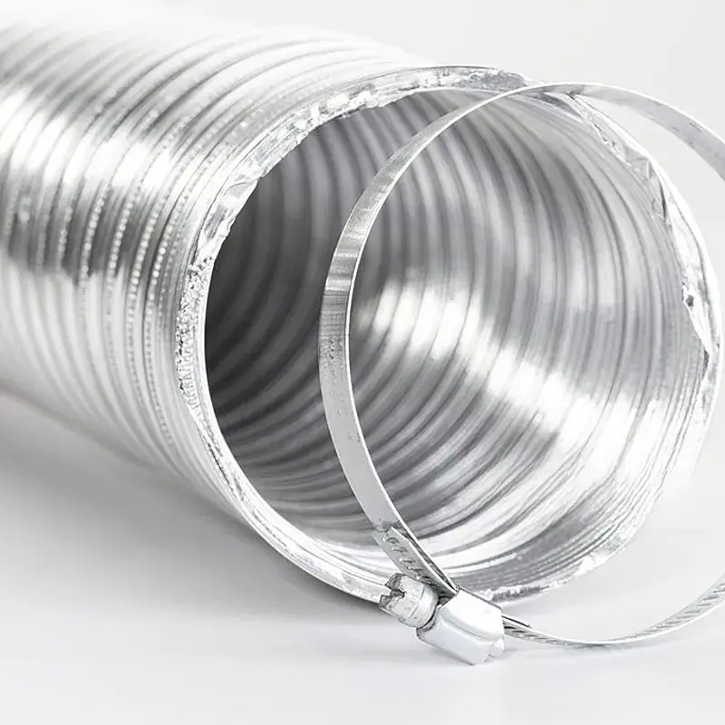 Post-weld laser cleaning on a stainless steel commercial kitchen grease duct)