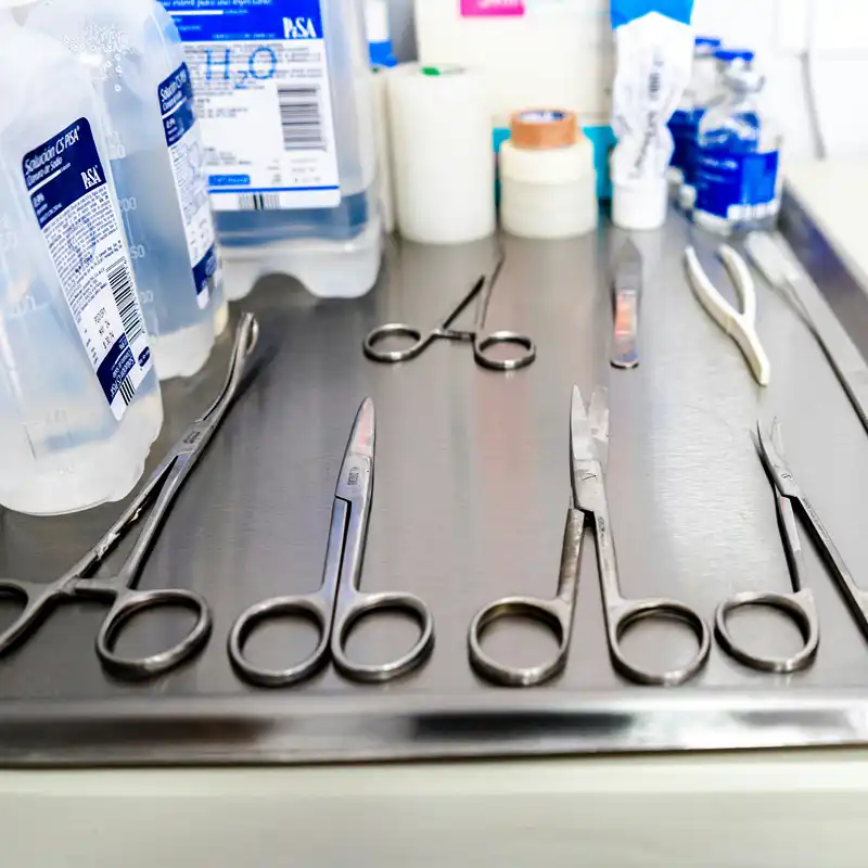 Electronics for powered surgical tools loaded into a 2-zone thermal shock basket