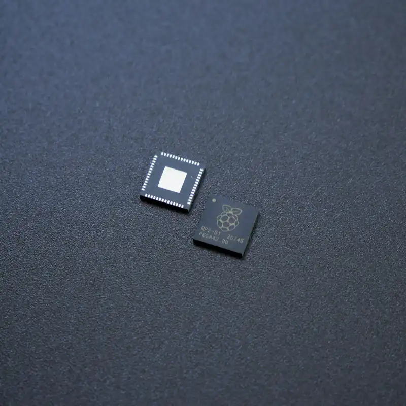 Cold UV laser marking microscopic QR codes onto integrated circuits without heat damage
